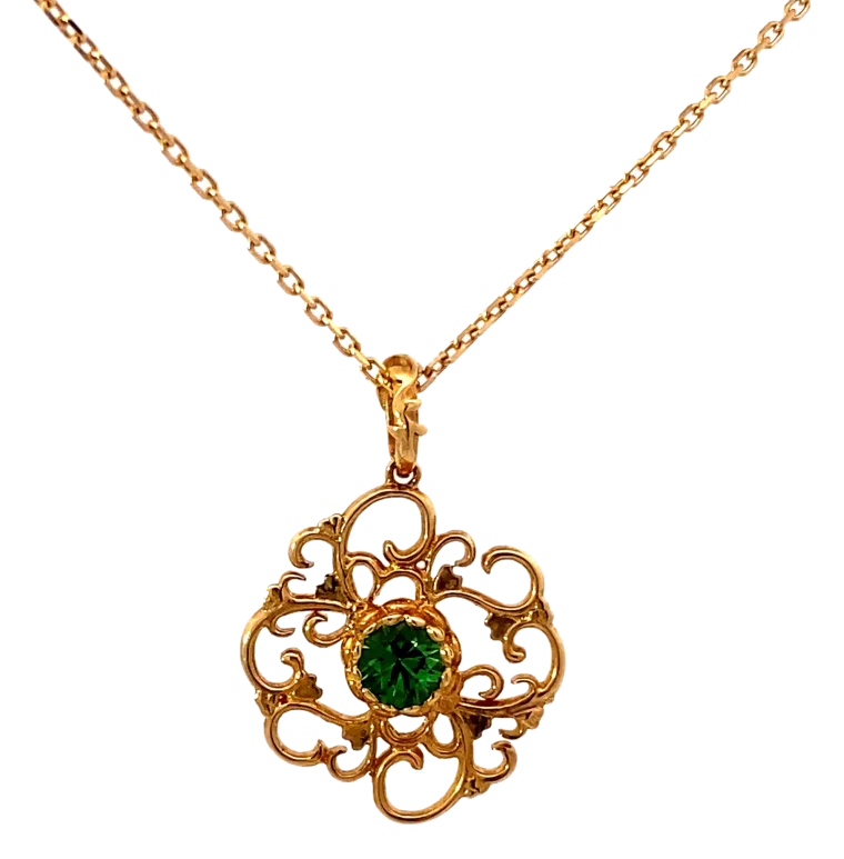 MADHAVA BUDS OF LOTUS Garnet