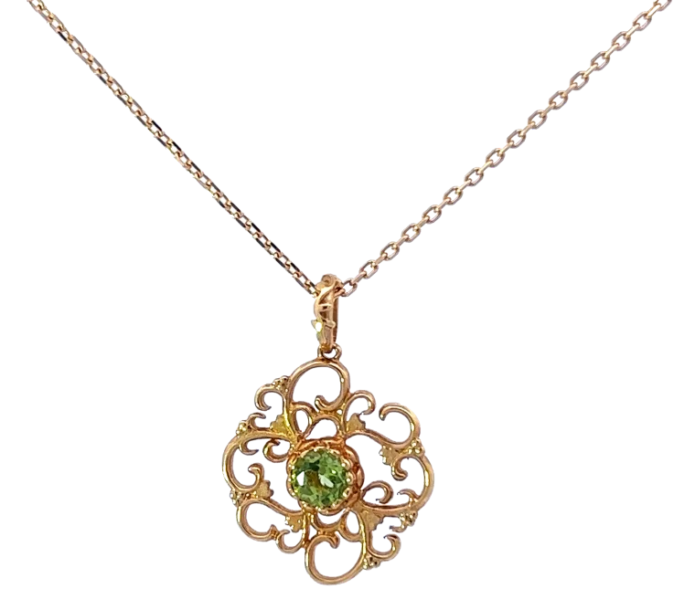 MADHAVA BUDS OF LOTUS Peridot